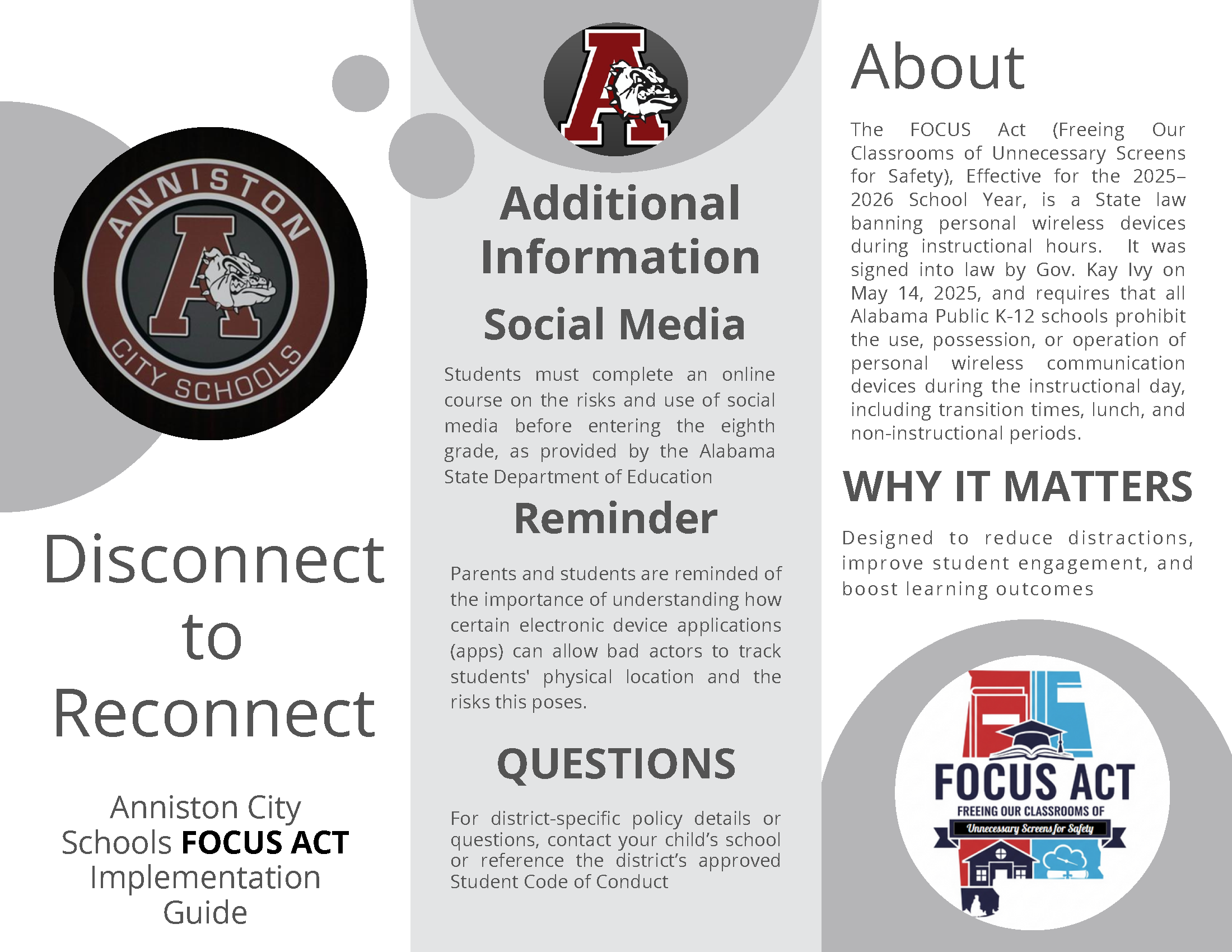 What Does The Focus Act Mean For Me?